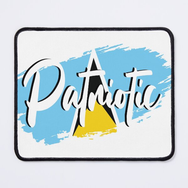 Item preview, St Lucia Patriotic designed and sold by IdentiTee Studios.