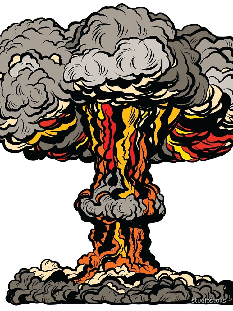 Thumbnail 4 von 4, iPhone-Hülle, Nukleare Explosion radioaktive Pilz Pop-Art designt und verkauft von studiostoks.