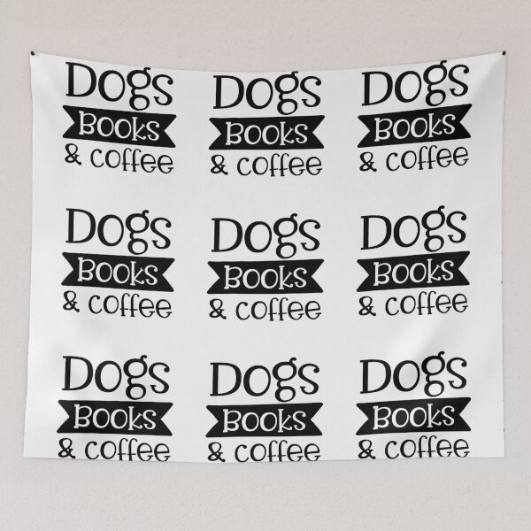 Item preview, dogs books and coffee designed and sold by PRB1989.