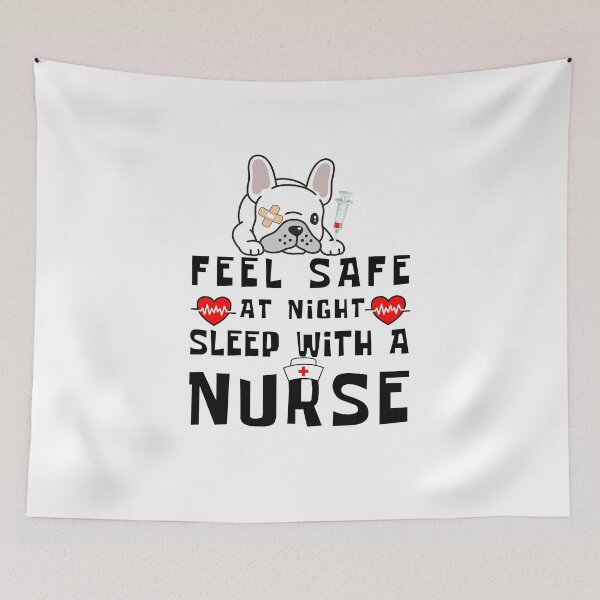 Item preview, Feel Safe At Night Sleep With A Nurse, For Nurses, Nurse Costume, Love Nurse designed and sold by Airmilly Store.
