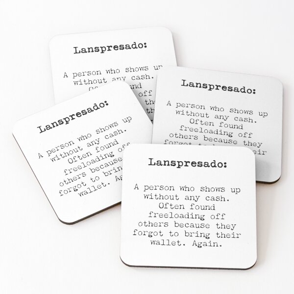 Item preview, Lanspresado - A Wordy Alternative from the Great British Archaic Dictionary! designed and sold by Jules Smith.