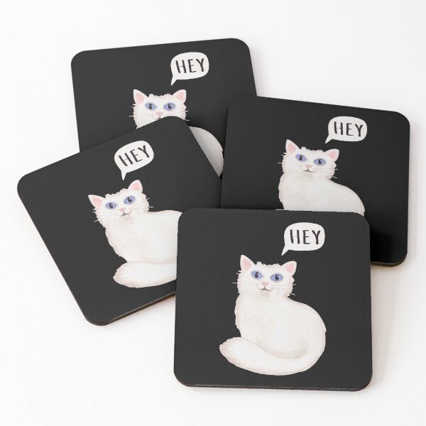 Item preview, Cat Says Hey designed and sold by Made-By-Art.