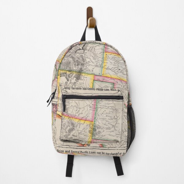 Item preview, 1879 Map of the American Overland Route, North America's first transcontinental railroad designed and sold by Gin Neko.