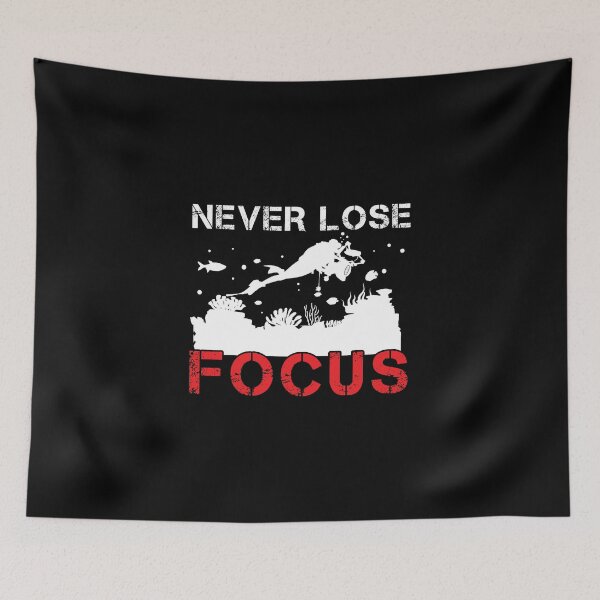 Item preview, Underwater Photographer Never Lose Focus Camera Diver designed and sold by StrongShirts.