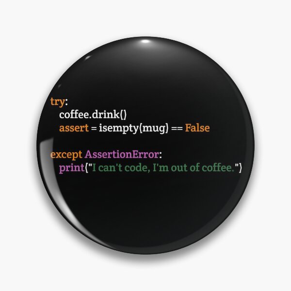 Item preview, Coffee Addicted Python Programmer Code designed and sold by cerenalkan.