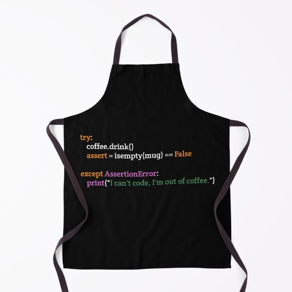 Item preview, Coffee Addicted Python Programmer Code designed and sold by cerenalkan.