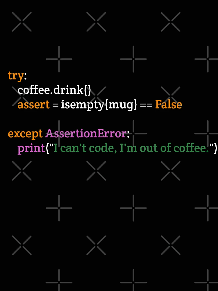 Thumbnail 4 of 4, Relaxed T-Shirt, Coffee Addicted Python Programmer Code designed and sold by cerenalkan.