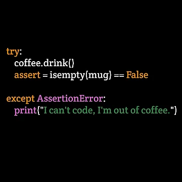 Artwork thumbnail, Coffee Addicted Python Programmer Code by cerenalkan