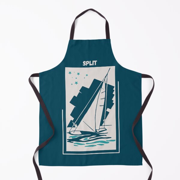 Item preview, Split in Croatia, Dalmatia, Europe - Spljet in Hvar - Vintage Sailing Sail Windsurfing Poster designed and sold by Vintage-TM.