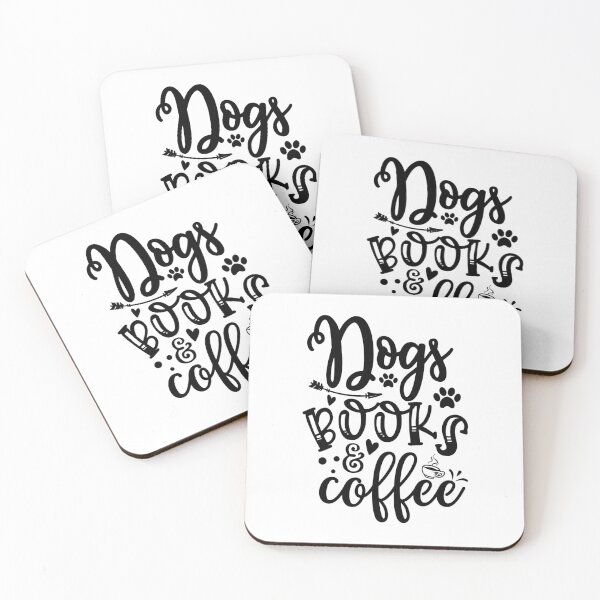 Item preview, dogs books and coffee designed and sold by PRB1989.