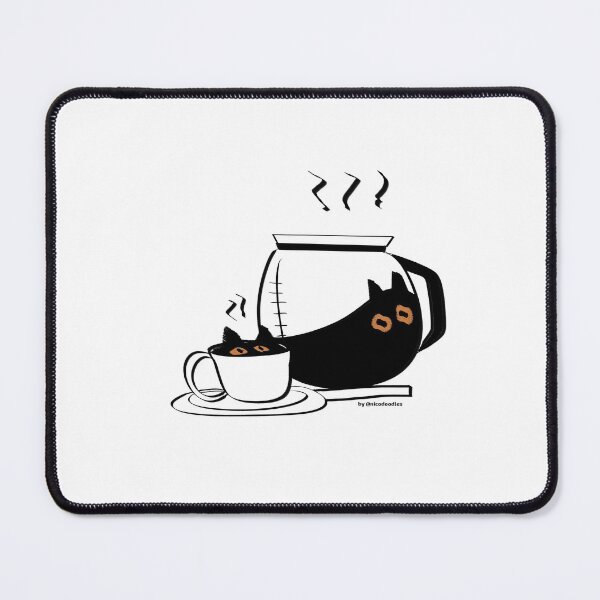 Item preview, Black cat coffee designed and sold by NicoMyrna.