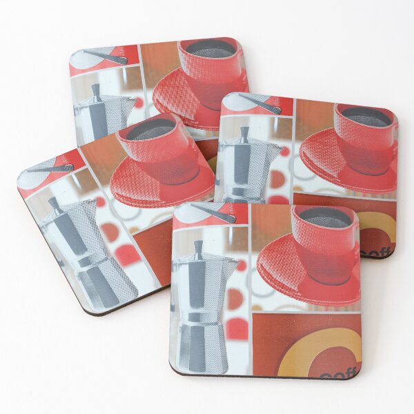 Item preview, Coffee Pot And Cups On Glass designed and sold by rayscollection.