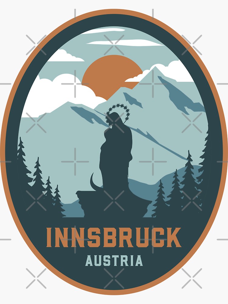 "Innsbruck Austria" Sticker for Sale by DeadRight | Redbubble