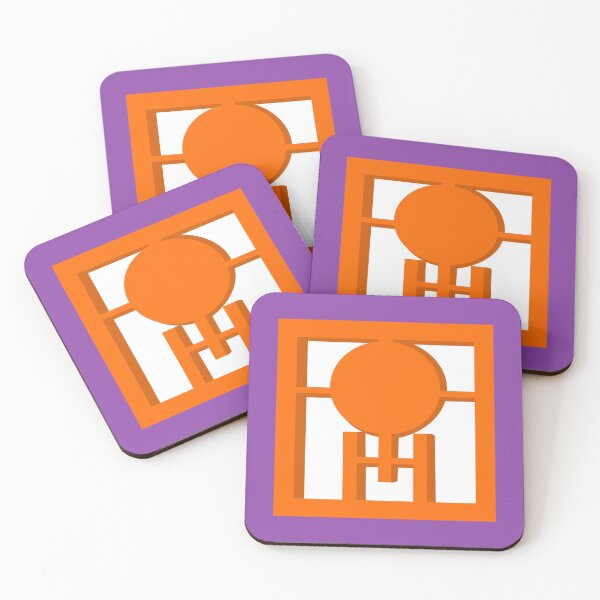 Item preview, Breeze Block Eight Orange designed and sold by Owen1976.