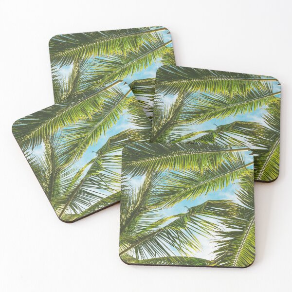 Item preview, Coconut plant blue sky designed and sold by Designs by Suzanne.
