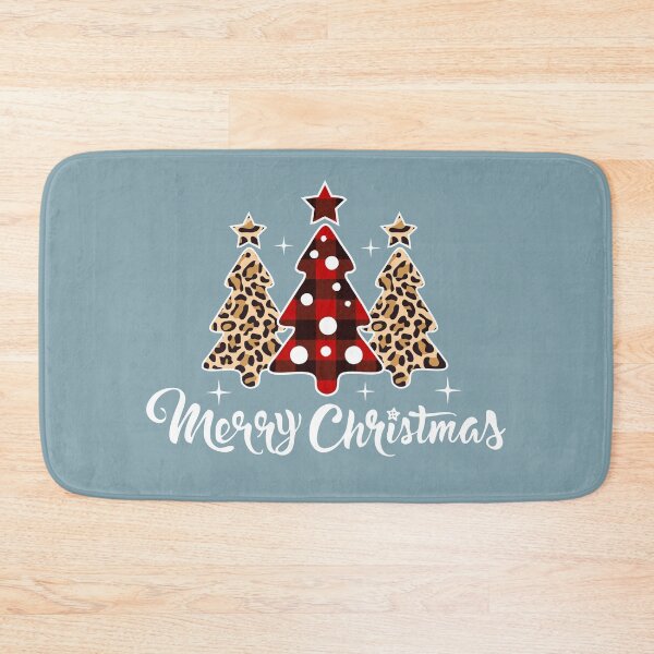 Item preview, Wild Christmas Tree Leopard Red Buffalo Plaid Xmas Tree Funny Art designed and sold by alenaz.