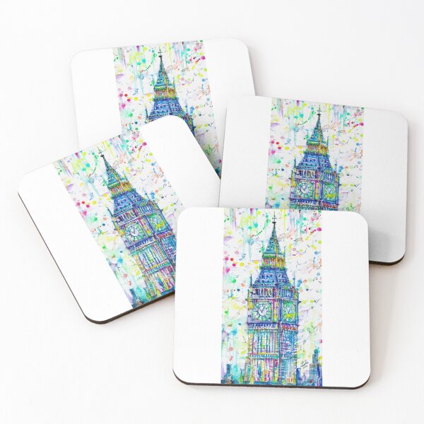 Item preview, BIG BEN - watercolor painting designed and sold by lautir.