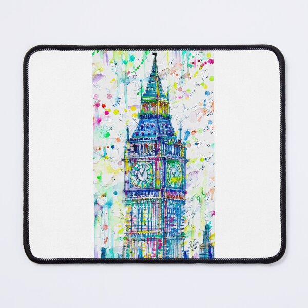 Item preview, BIG BEN - watercolor painting designed and sold by lautir.