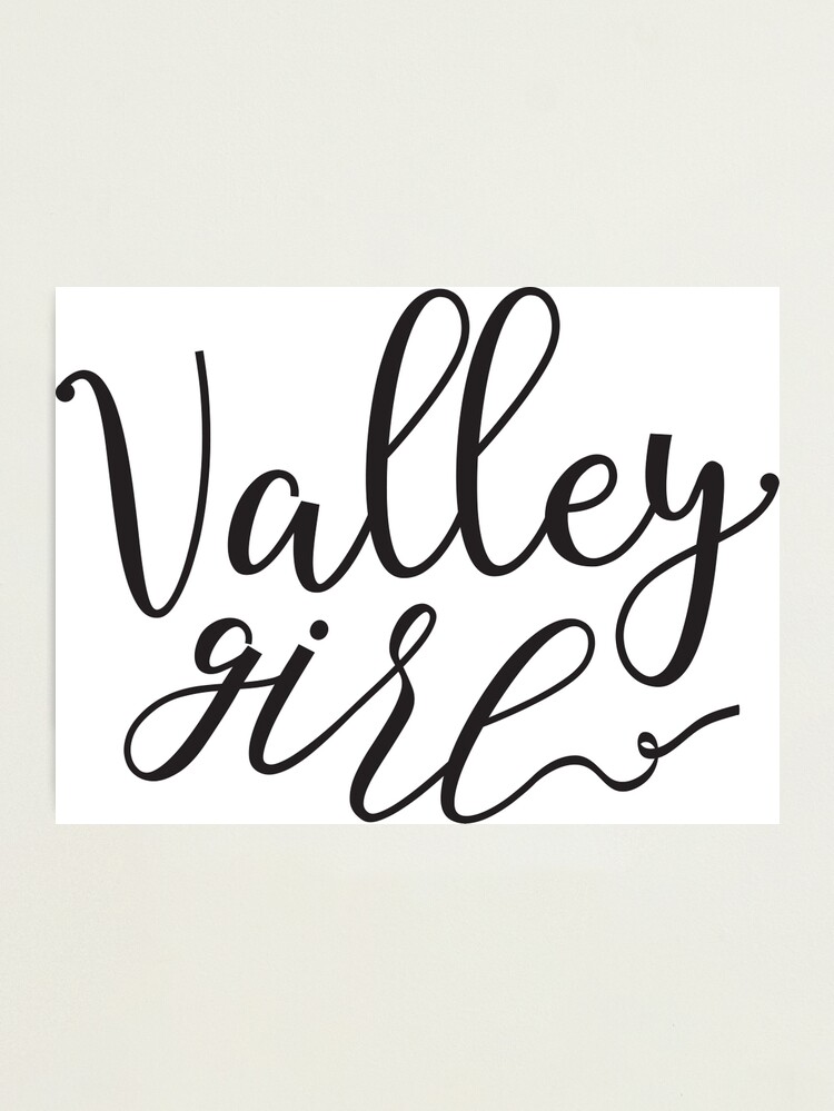 Valley girl outlet fashion