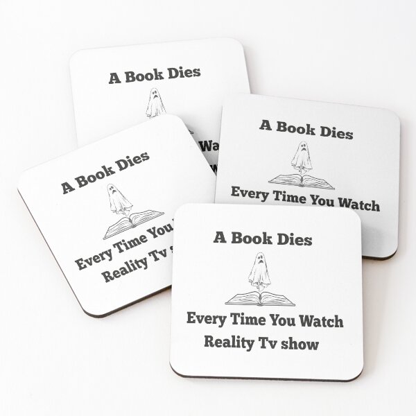 Item preview, A Book Dies Every Time You Watch Reality Tv show designed and sold by Momo Shop.