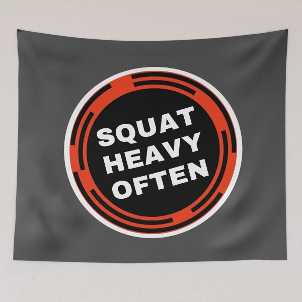 Item preview, Squat Heavy Often Red Gains designed and sold by Shadowlight21.