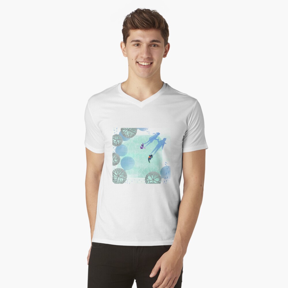 Item preview, V-Neck T-Shirt designed and sold by beesants.