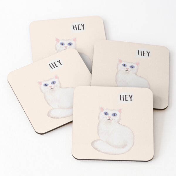 Item preview, Cat Says Hey designed and sold by Made-By-Art.