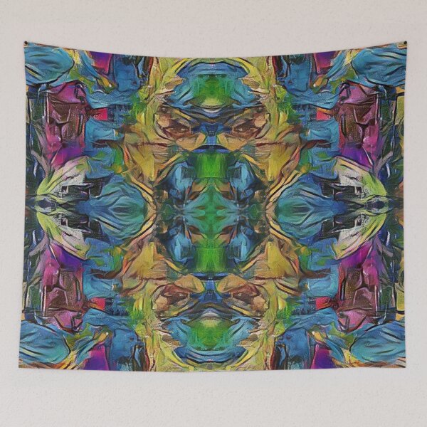 Item preview, Stain Glass Kaleidoscope Floral designed and sold by Designs By YL.