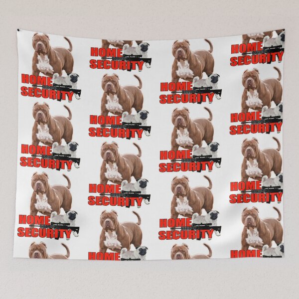 Item preview, Pit bull pug home security  designed and sold by Saltypro.