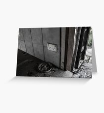 Damaged Greeting Card