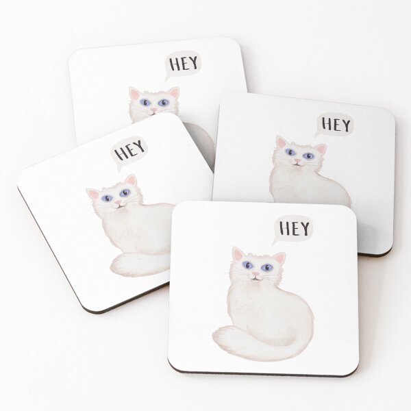 Item preview, Cat Says Hey designed and sold by Made-By-Art.
