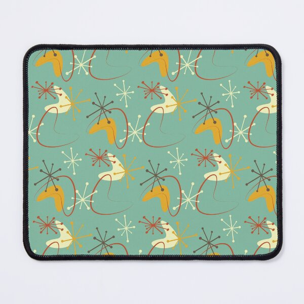 Item preview, Mid Century Mod on Green Background designed and sold by pugmom4.