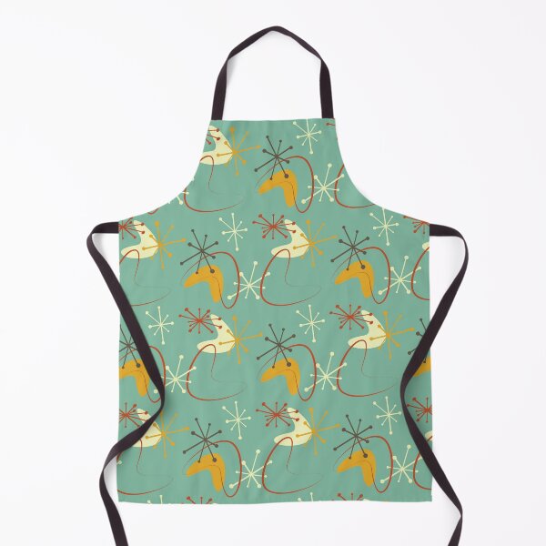 Item preview, Mid Century Mod on Green Background designed and sold by pugmom4.