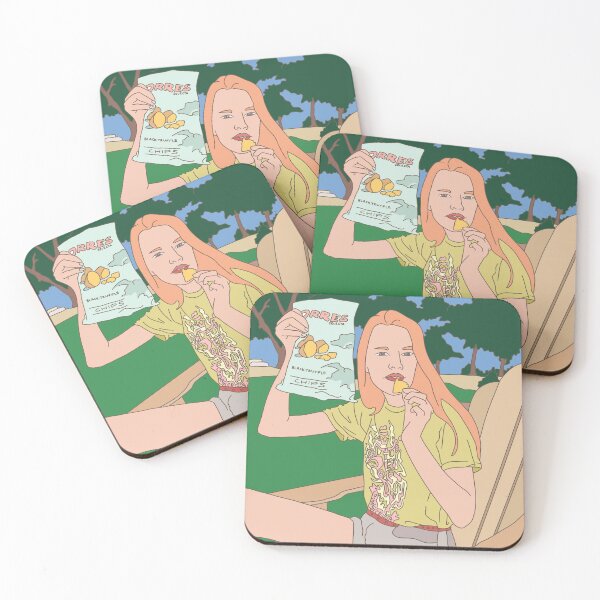 Item preview, Girl with chips designed and sold by ameliacarves.