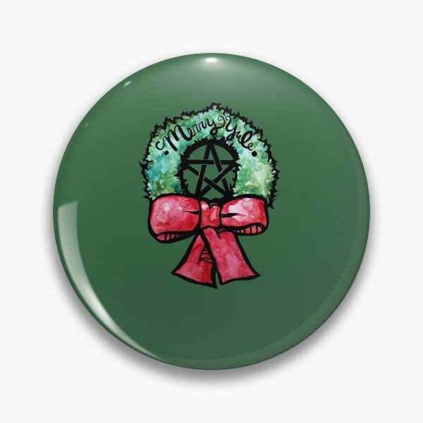 Artikelvorschau, Merry Yule Wreath Pentacle  entworfen und verkauft von FrictionMaxxing.