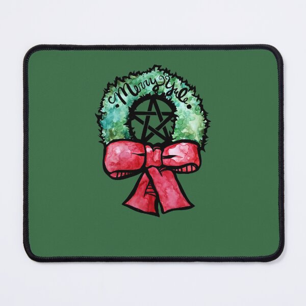 Artikelvorschau, Merry Yule Wreath Pentacle entworfen und verkauft von FrictionMaxxing.