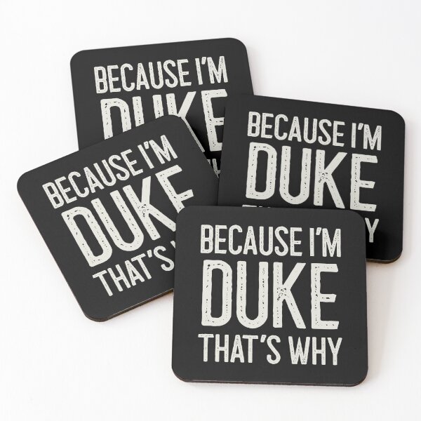 Item preview, Porque soy Duke, por eso es un nombre personalizado divertido designed and sold by MariosNydras.