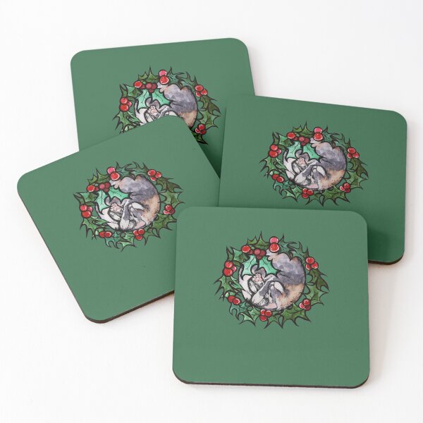 Item preview, Christmas Dilute Calico Kitty Cat designed and sold by FrictionMaxxing.
