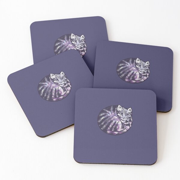Item preview, Purple Kitty Cat Art designed and sold by FrictionMaxxing.