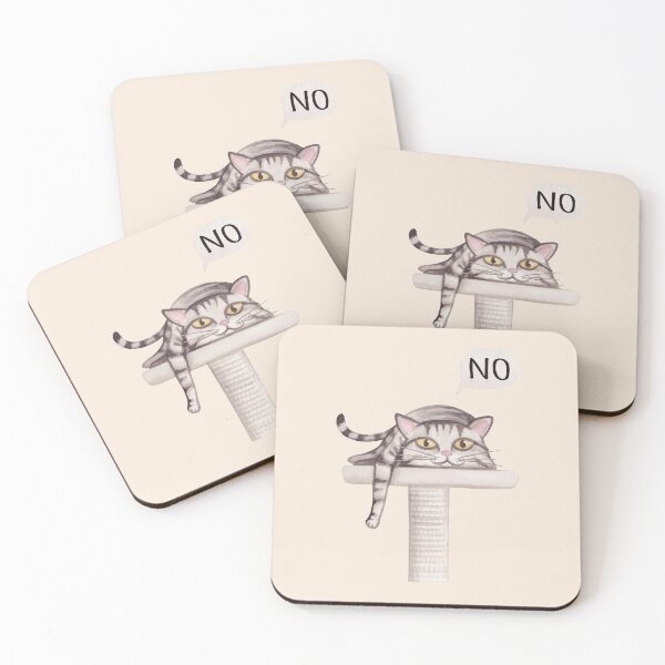 Item preview, Cat Says No designed and sold by Made-By-Art.