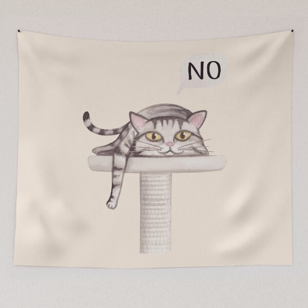 Item preview, Cat Says No designed and sold by Made-By-Art.