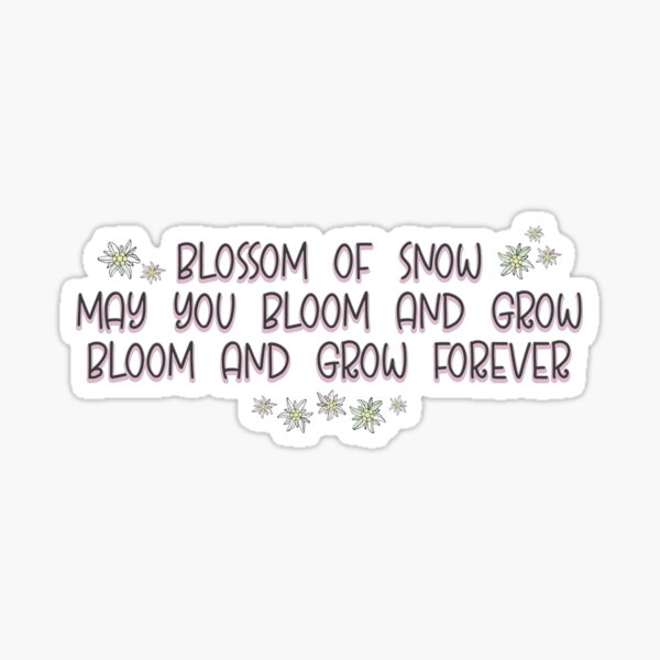 Item preview, Sound of Music May You Bloom and Grow designed and sold by baranskini.