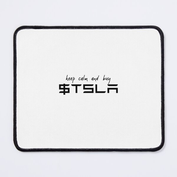 Item preview, Keep calm and buy TSLA - BLACK PRINT designed and sold by NAMAHE.