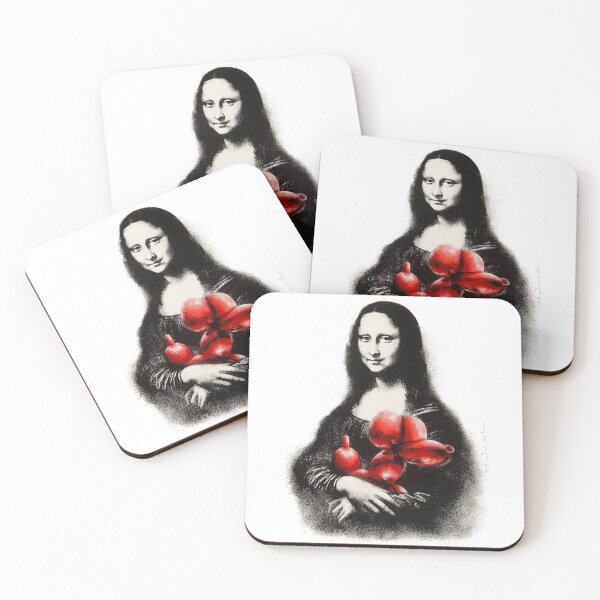 Item preview, Mona Lisa With Jeff Koons Balloon Dog  designed and sold by WE-ARE-BANKSY.