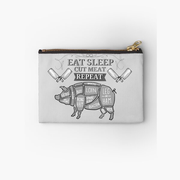 Item preview, Eat, sleep, cut meat, repeat designed and sold by Cursed-Creative.