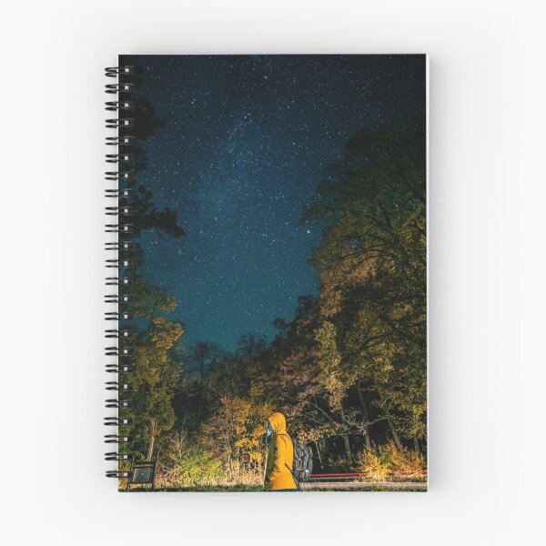 Item preview, Milky way with light trails designed and sold by masked-ivan.