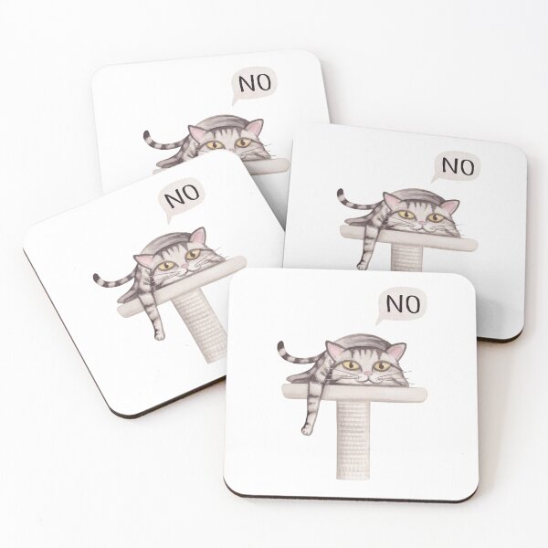 Item preview, Cat Says No designed and sold by Made-By-Art.