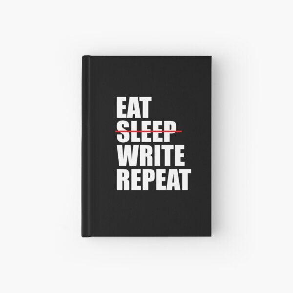 Item preview, Eat No sleep Write Repeat designed and sold by DuaneGarrett.