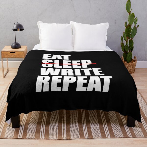 Item preview, Eat No sleep Write Repeat designed and sold by DuaneGarrett.