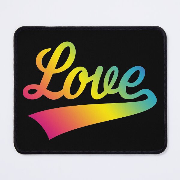 Item preview, Love (Lettering / Rainbow Colors) designed and sold by MrFaulbaum.